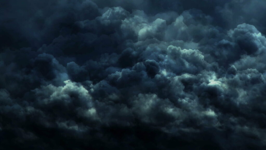 Intense Dark Clouds HD Wallpaper for Dramatic Screen Background