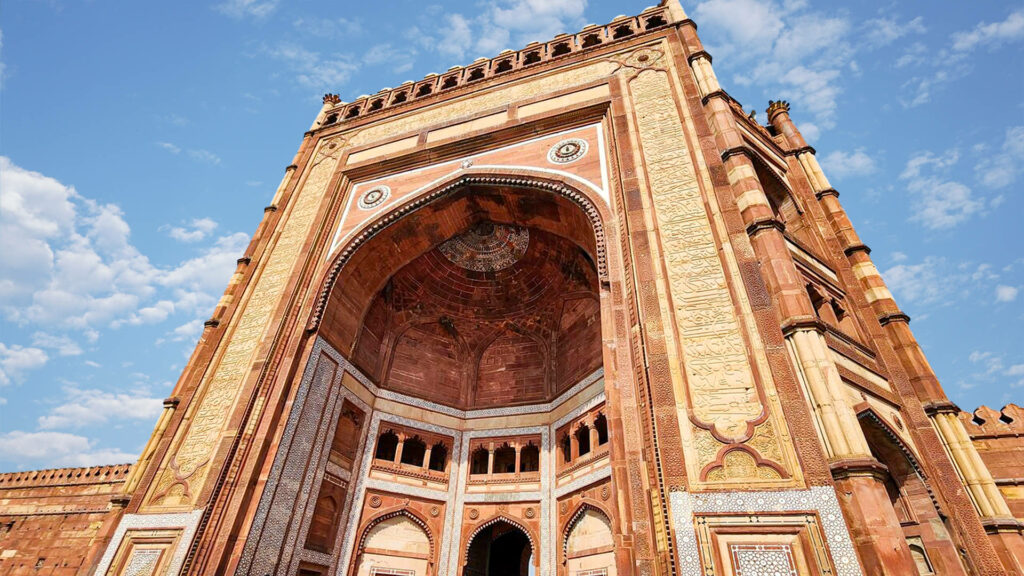 Stunning HD Wallpaper of Rajputana Architecture Against Blue Sky