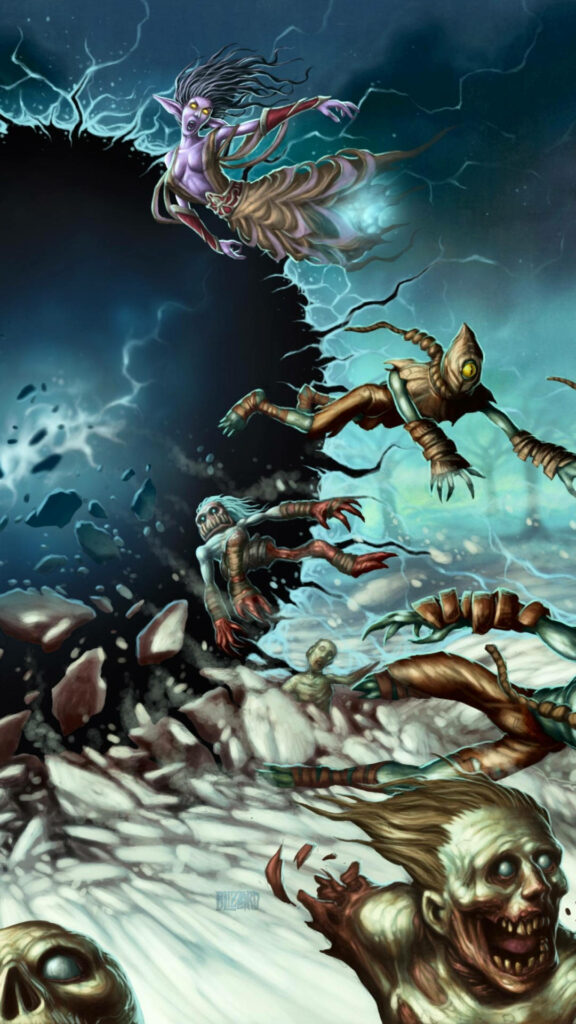 Stunning Hearthstone Wallpaper: Twisting Nether Chaos Background