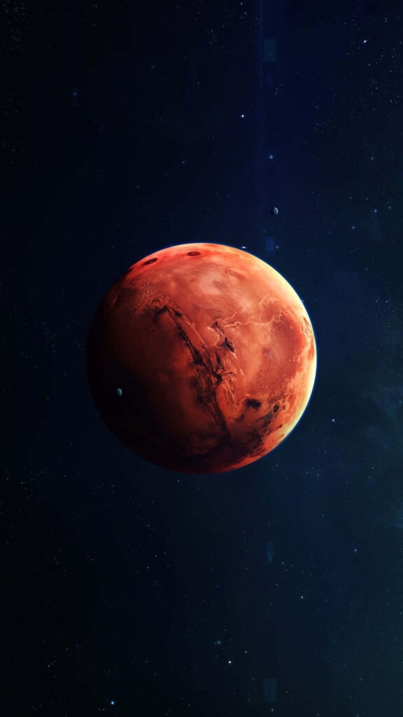 Stunning 4K Mars Wallpaper: Detailed Reddish Surface & Craters