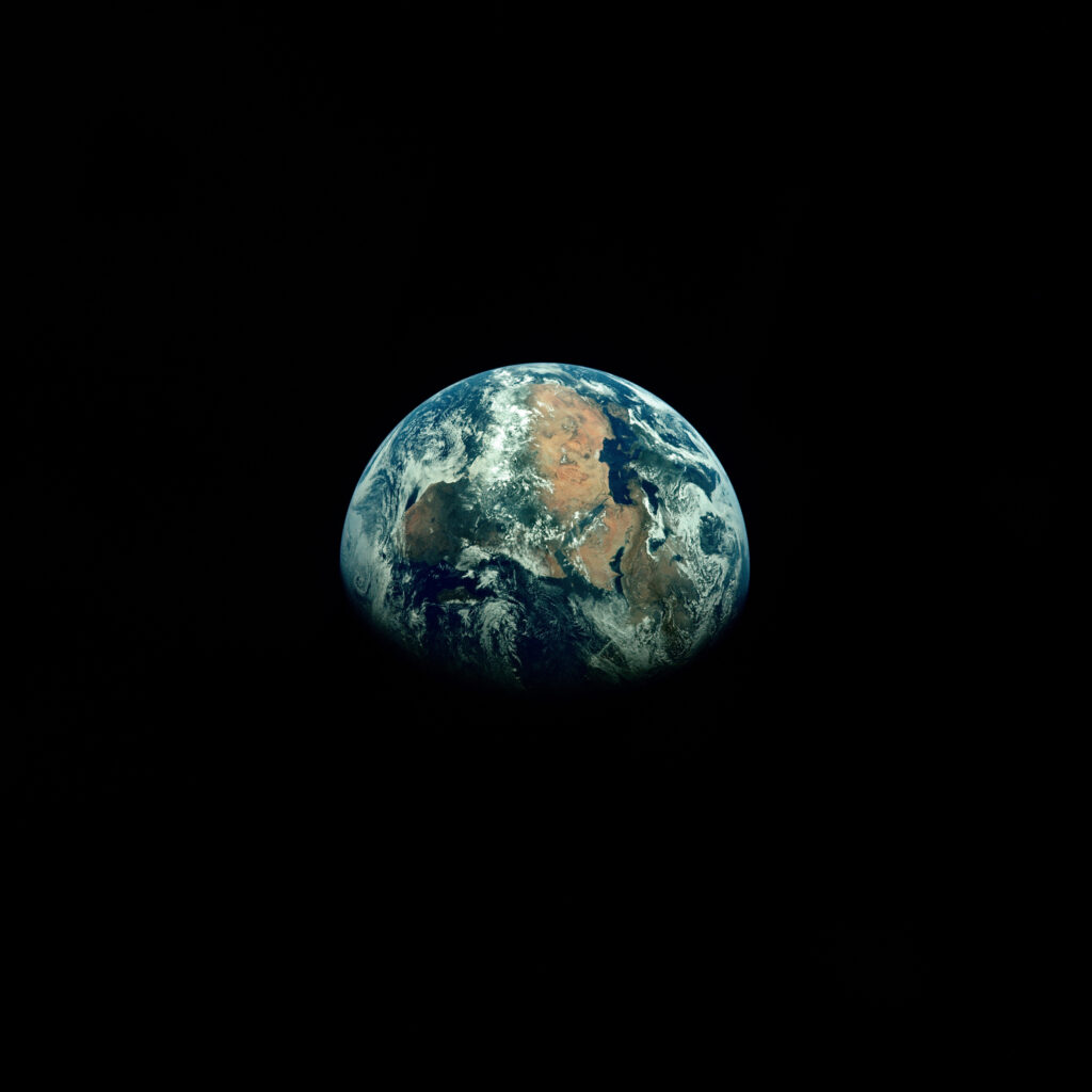 Stunning Earth Space Wallpaper: High-Res 7000x7000 Illuminated Design