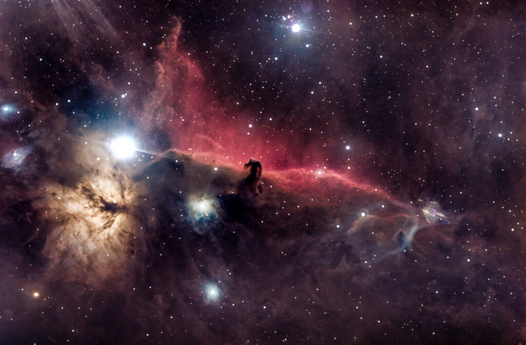 Stunning Horsehead Nebula Wallpaper: Cosmic Beauty & Starry Background