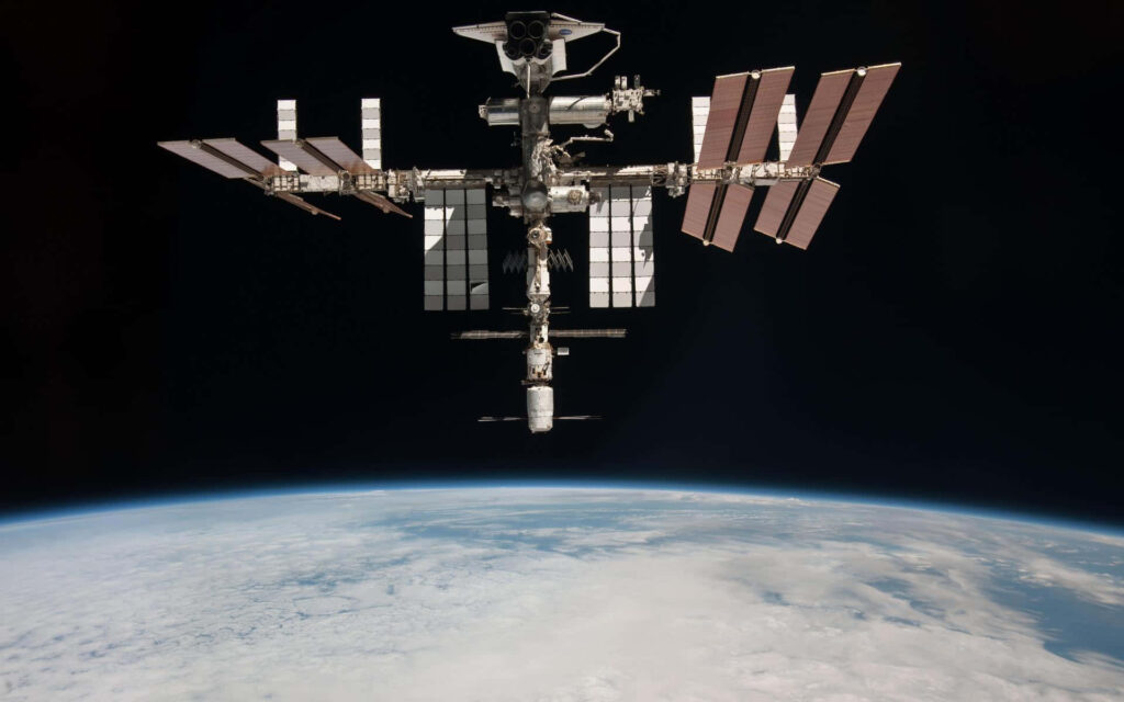 Stunning ISS Wallpaper: Earth from Above, Space Exploration Beauty