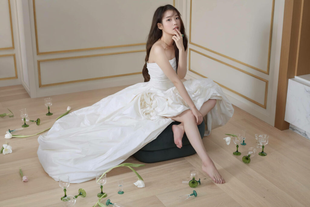 Flower Power: IU Shines in Vogue Korea's Spectacular Wallpaper Photoshoot