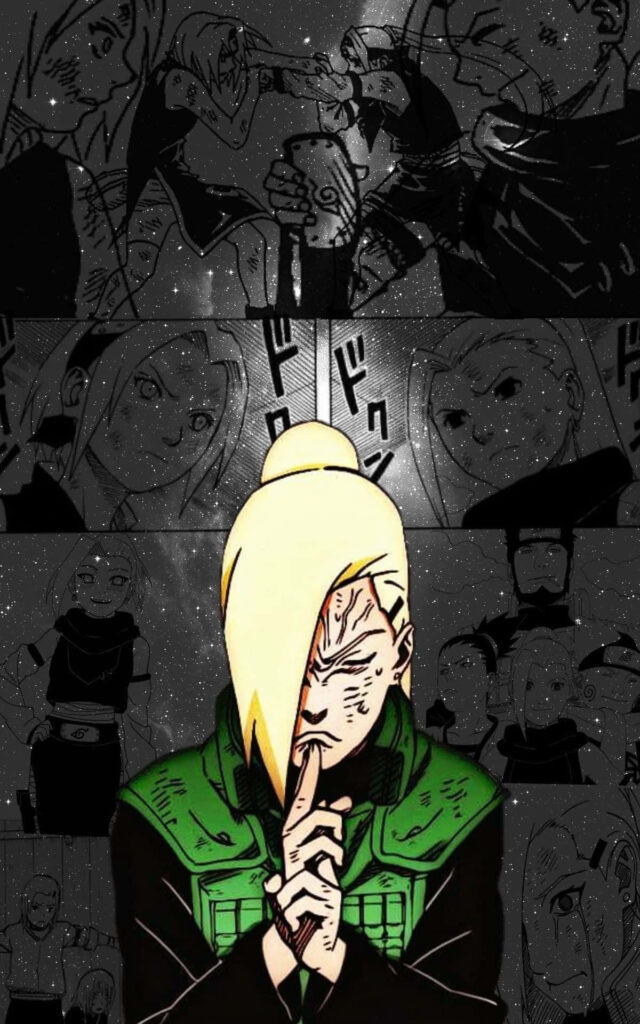 Ino Yamanaka Mind Transfer Jutsu Wallpaper - Anime Manga Design