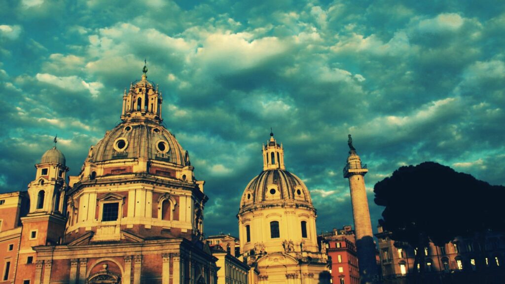 Stunning Italy Architecture Wallpaper: Historical Buildings & Domed Roofs