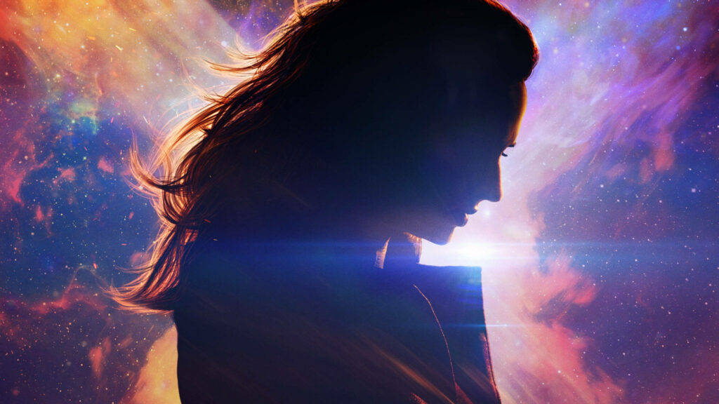 Jean Grey Dark Phoenix Wallpaper: Stunning Cosmic Silhouette Background