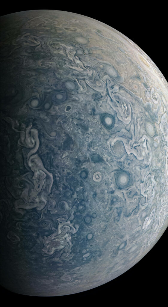 Stunning Jupiter Atmosphere Wallpaper - NASA's Vivid Cloud Detail