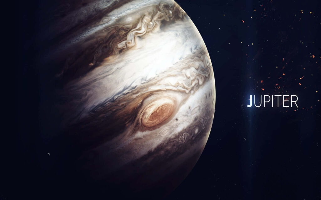 Stunning Jupiter Wallpaper: Great Red Spot & Space Background