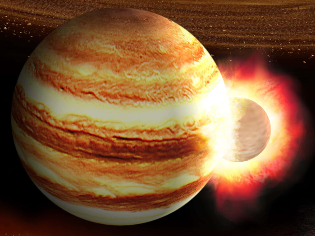 Vibrant Jupiter Wallpaper: Stunning Planet and Moons Interaction