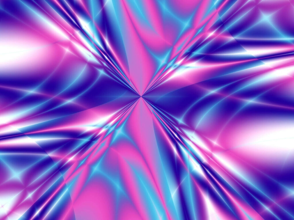 Vibrant Abstract Kaleidoscope Wallpaper in Pink, Blue, & Purple