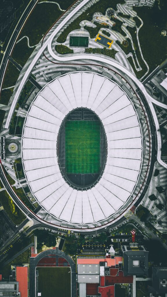 Stunning Kuala Lumpur Stadium Wallpaper: Modern Architectural Design