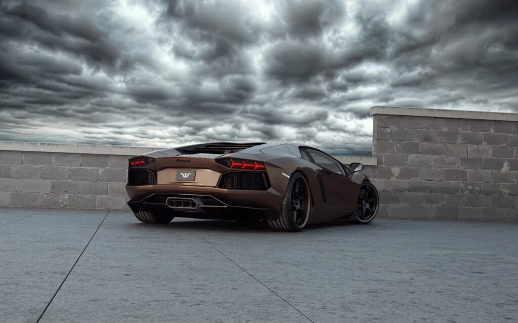 Custom Lamborghini Aventador Rabbioso: Stunning Wallpaper Background