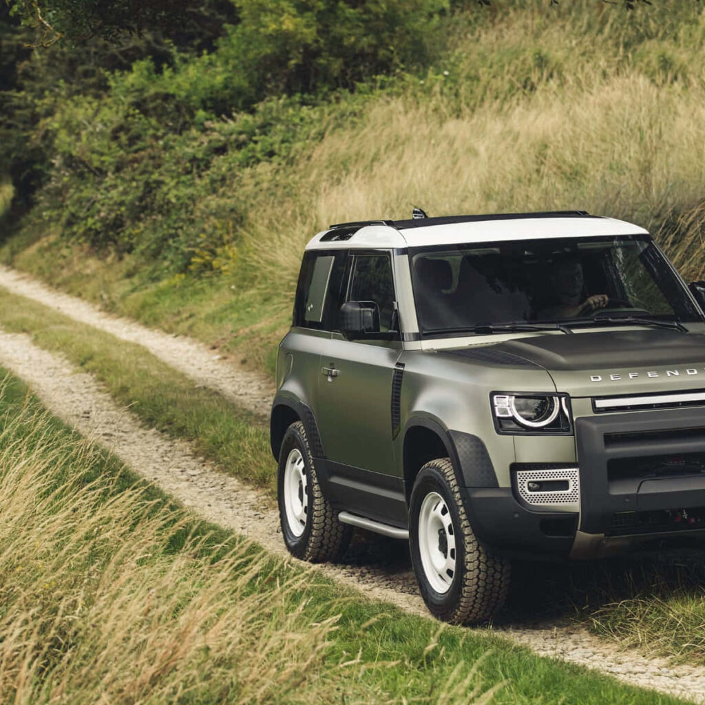 Stunning Land Rover Defender Wallpaper: Off-Road Adventure Background