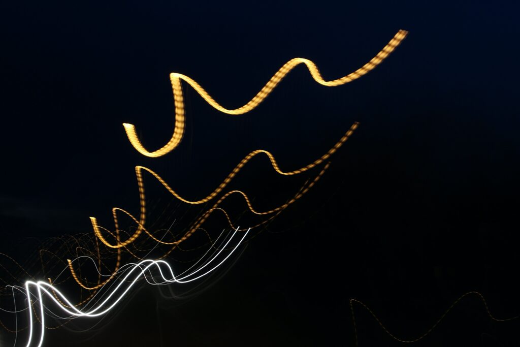 Mesmerizing Light Trails Wallpaper - Dynamic Abstract Background