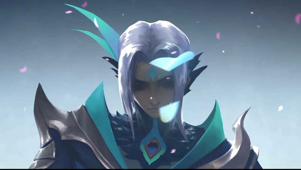 Mobile Legends Ling Wallpaper: Stunning Cyan & Silver Backdrop