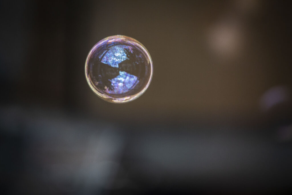 Transparent Bubble Macro Shot: Beautiful Wallpaper Background