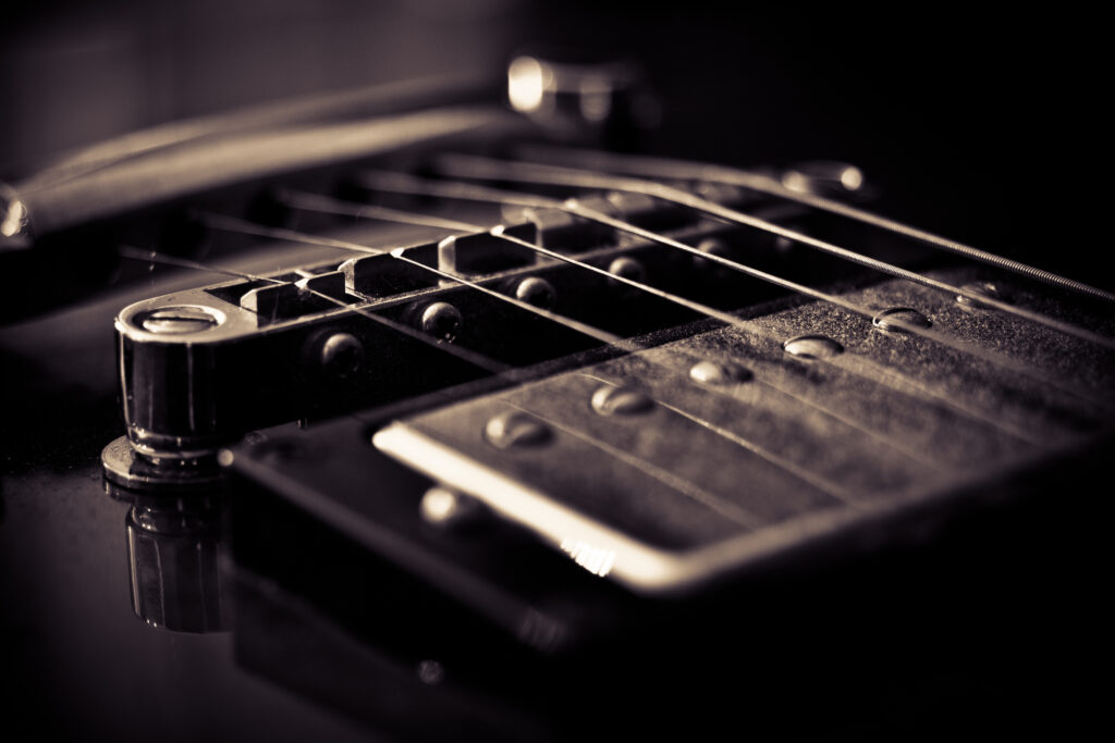 Stunning Macro Guitar Wallpaper: Intricate Strings & Artistic Flair