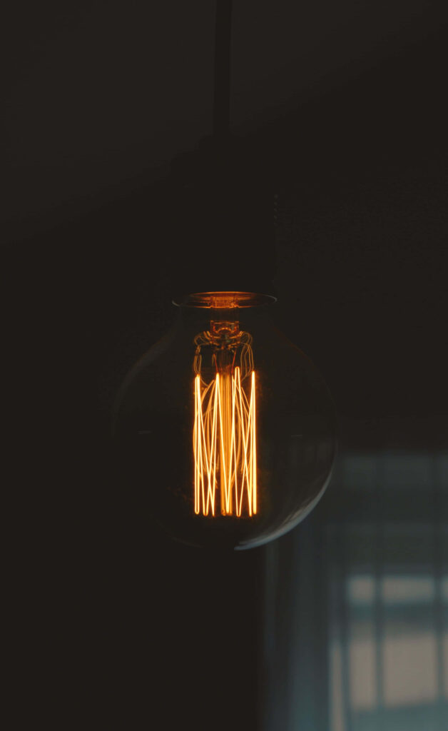 Stunning Macro Light Bulb Wallpaper: Intricate Filament Details