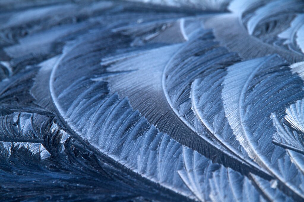 Stunning Macro Ice Patterns Wallpaper - Natural Textures & Frost
