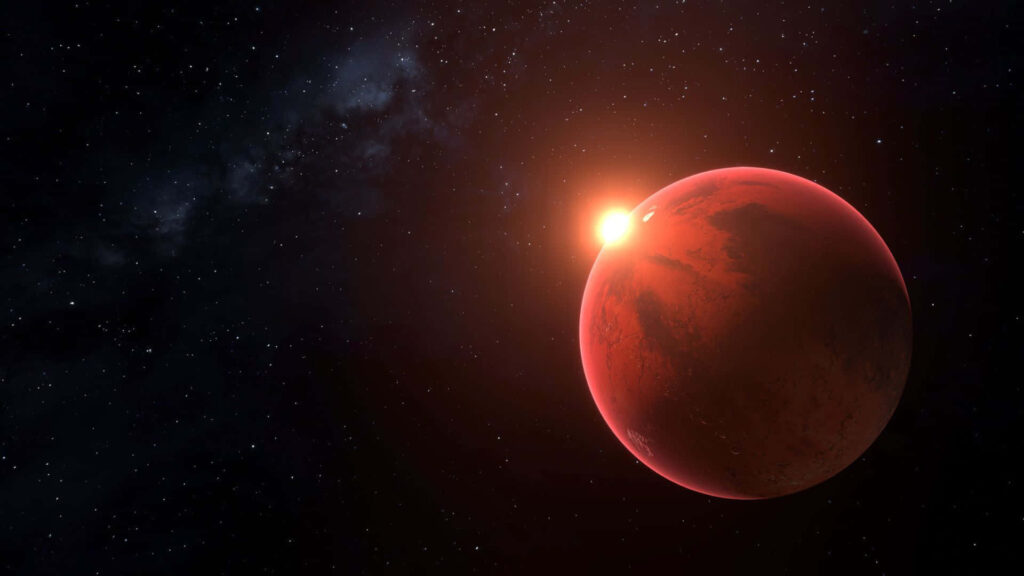 Brilliant Mars Wallpaper: A Stunning Cosmic Backgroundscape