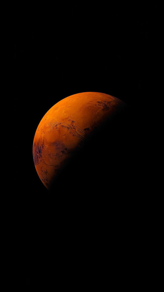 Stunning Mars Wallpaper: Vibrant Red Hues & Detailed Texture