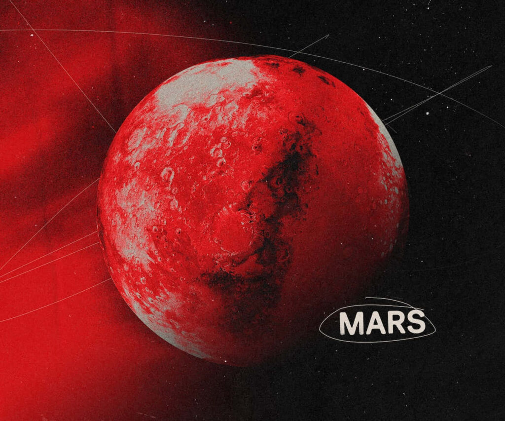 Vibrant Mars Wallpaper: Stunning Outer Space Background Art