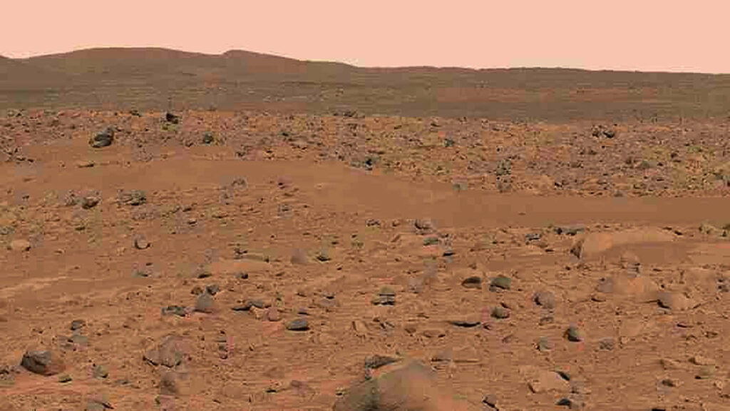 Stunning Martian Landscape Wallpaper: NASA's Curiosity Rover Capture