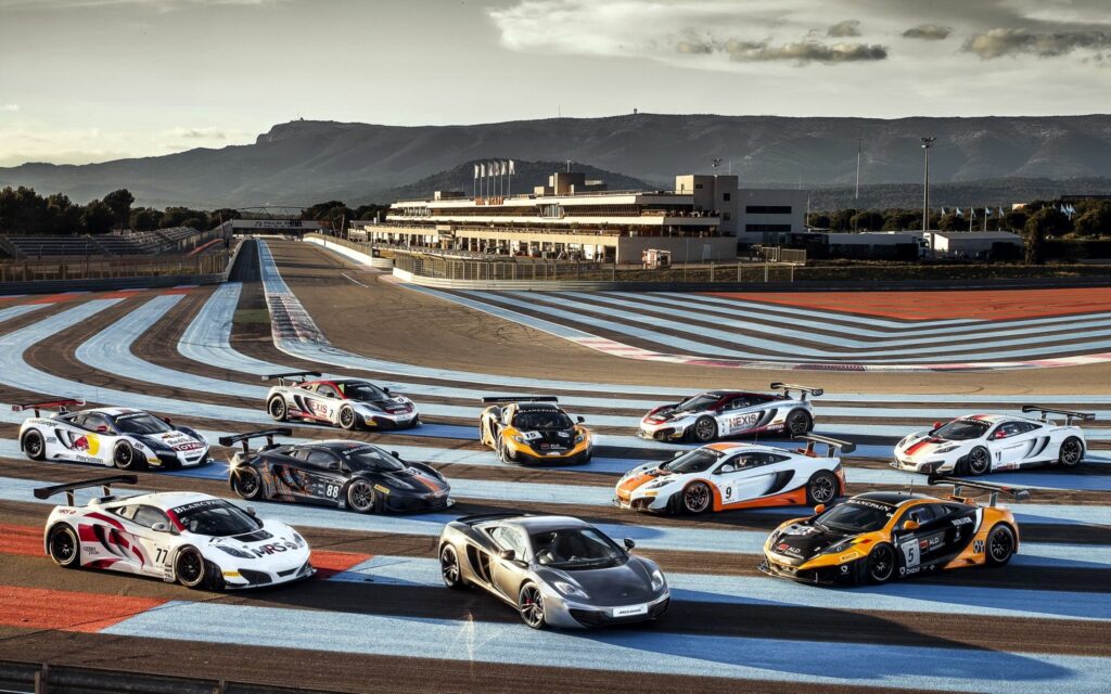 Stunning McLaren MP4-12C Wallpaper at Paul Ricard Racetrack