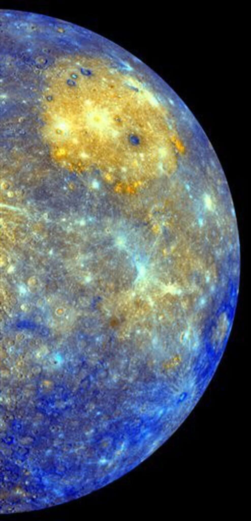Vivid Mercury Wallpaper: Stunning Colors & Detailed Geological Features