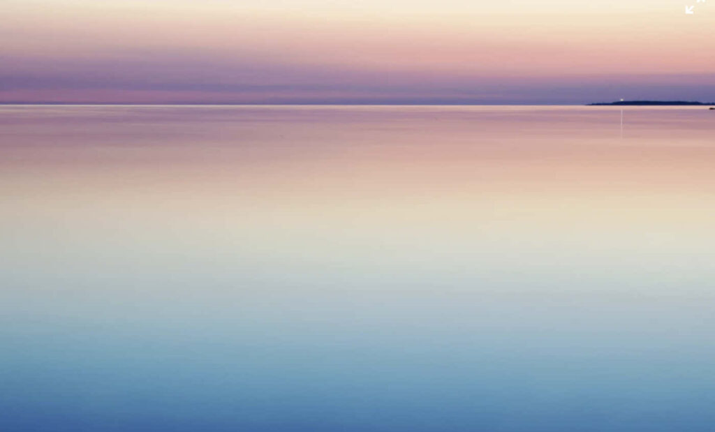 Minimalist Seascape Wallpaper: Serene Pastel Calm Water Background