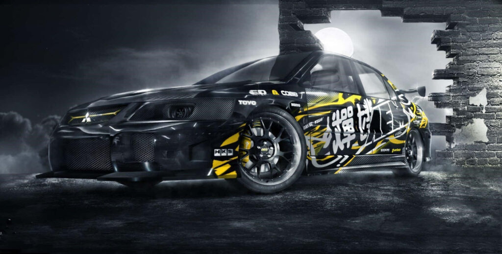 Stunning Mitsubishi Lancer Evolution Wallpaper - NFS No Limits Racing