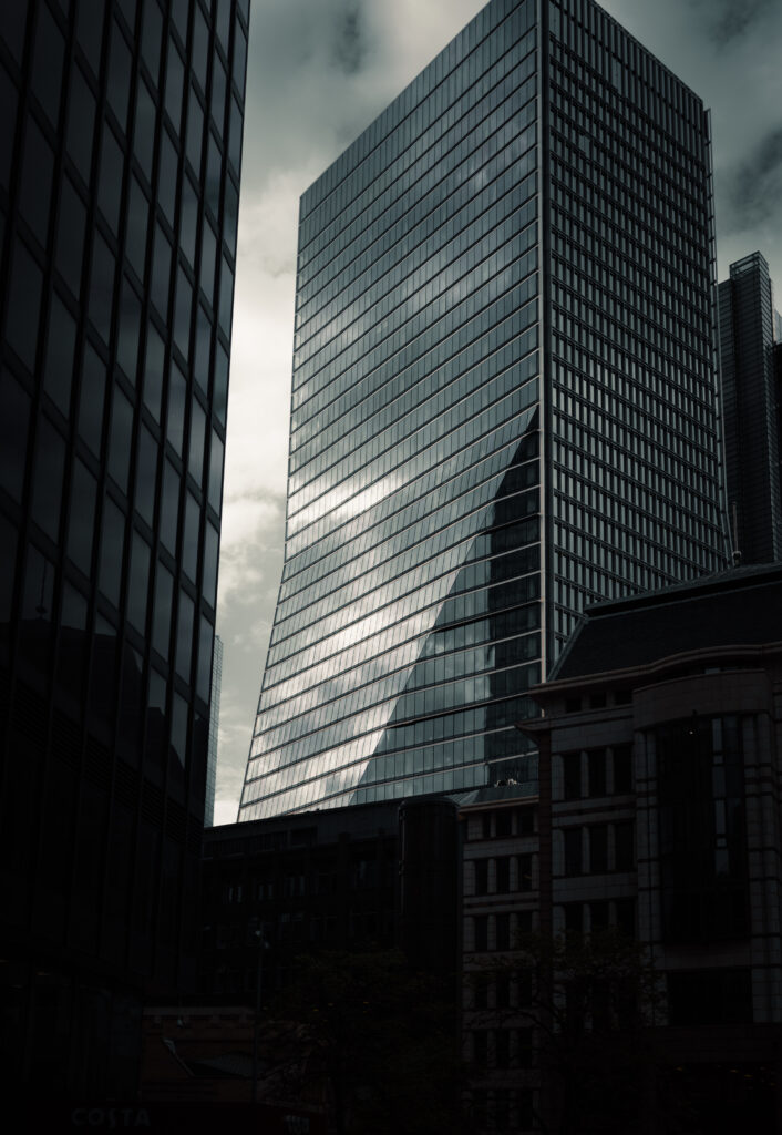 Modern Architecture Wallpaper: Sleek Facades & Dramatic Light Play