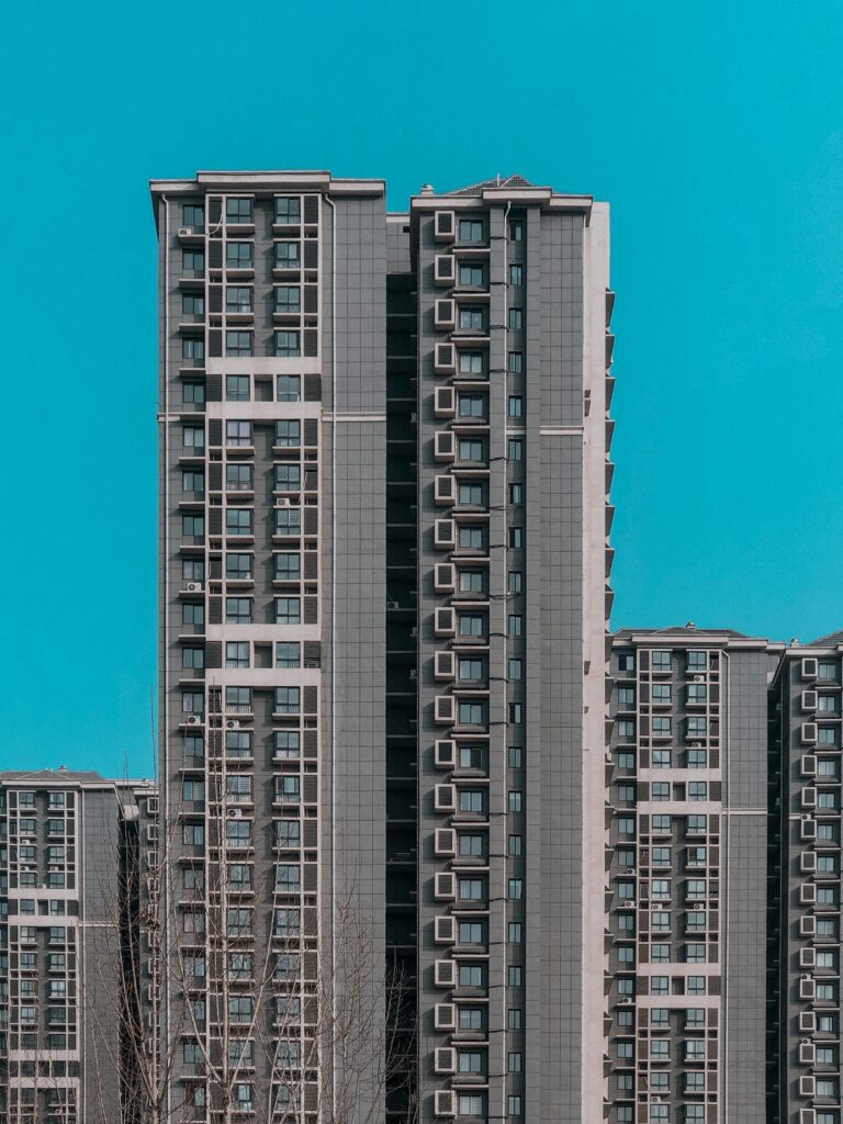 Modern Skyscrapers Wallpaper: Sleek Urban Architecture Background