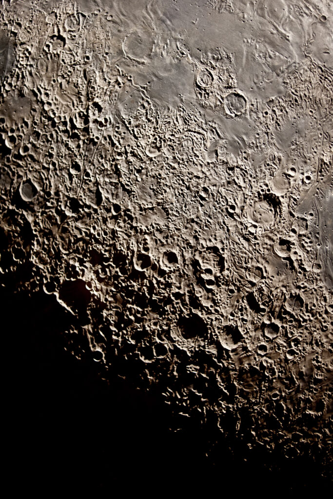 Stunning Moon Wallpaper: Craters & Relief in Dramatic Light