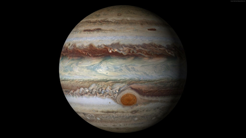Stunning NASA Jupiter Wallpaper: Swirling Clouds & Great Red Spot