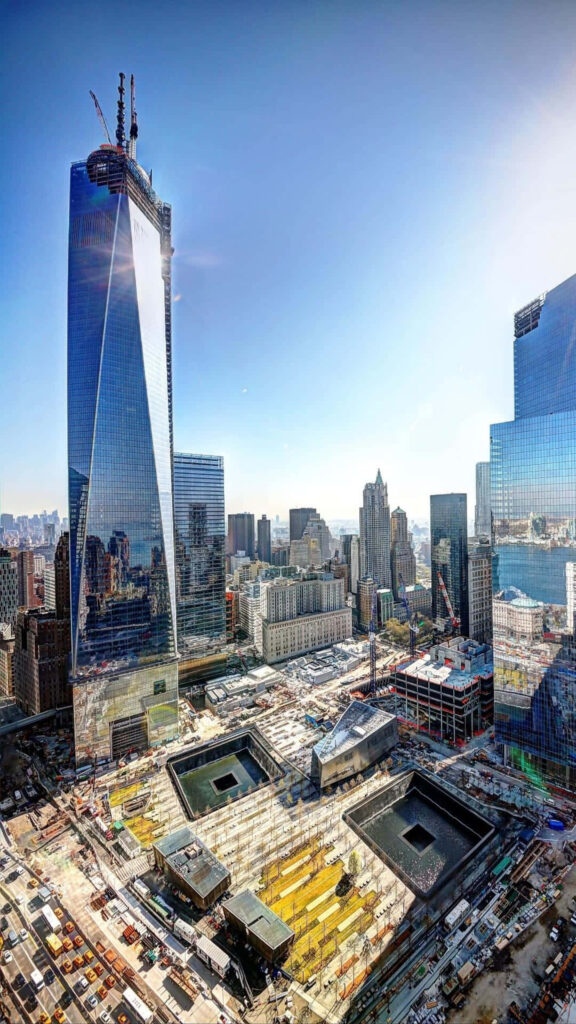Stunning Freedom Tower Skyline Wallpaper: Urban Development Visual