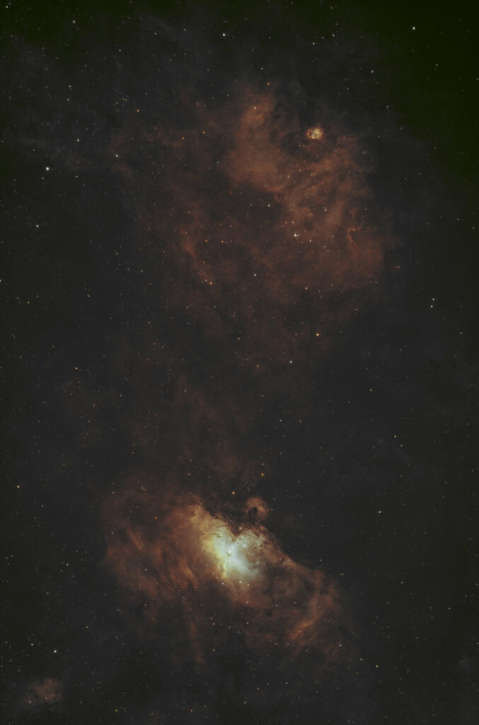 Stunning Nebula Wallpaper: Glowing Space View with Sparkling Stars