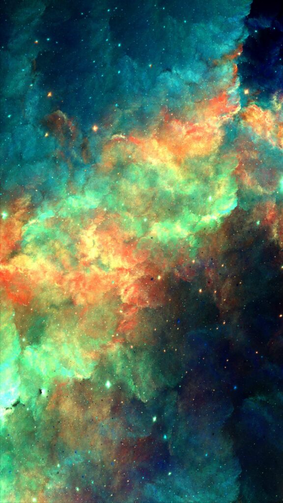 Stunning Nebula Abstract Wallpaper - Colorful Cosmic Background