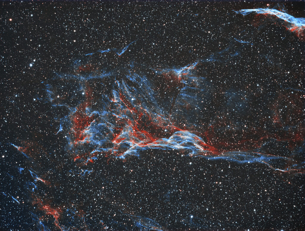 Vibrant Nebula Wallpaper: Stunning Red & Blue Space Background