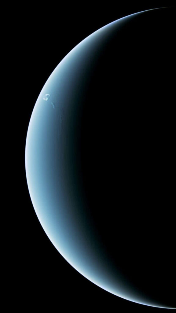 Captivating Neptune Wallpaper: Deep Blue Hues & Mysterious Atmosphere