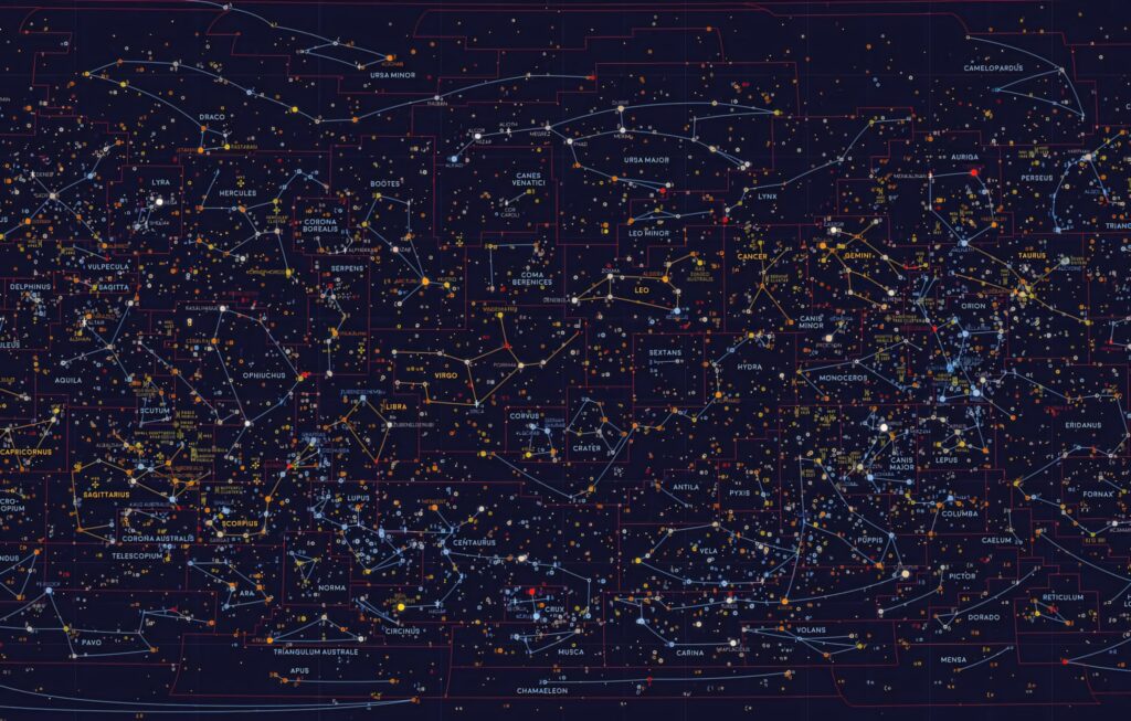 Stunning Night Sky Wallpaper: Stars, Constellations & Celestial Patterns