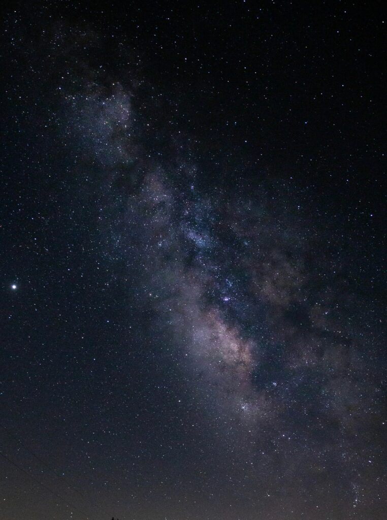 Stunning Night Sky Wallpaper: Vibrant Nebula & Starry Background