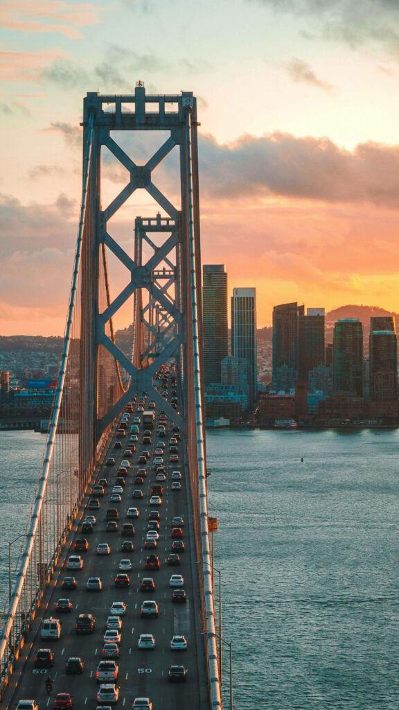Stunning Oakland Skyline Sunset Wallpaper: Urban Charm & Natural Beauty