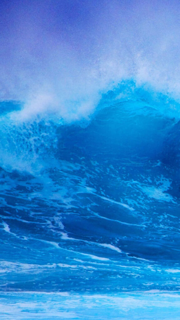 Dynamic Ocean Wave Wallpaper for Samsung M51's Display