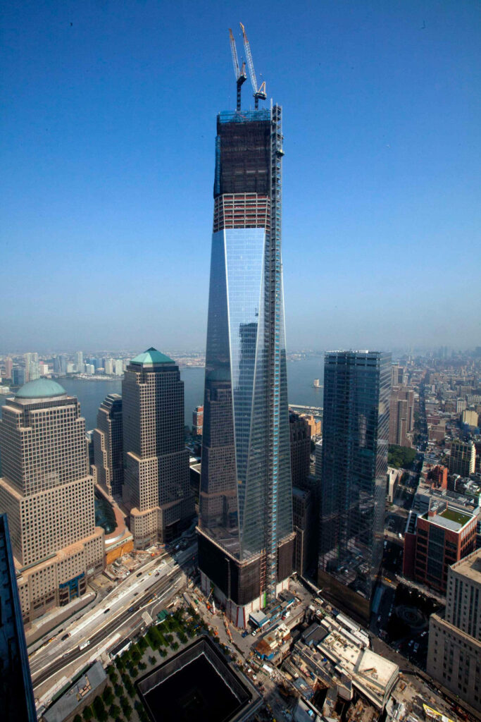 Stunning One World Trade Center Construction Wallpaper Background