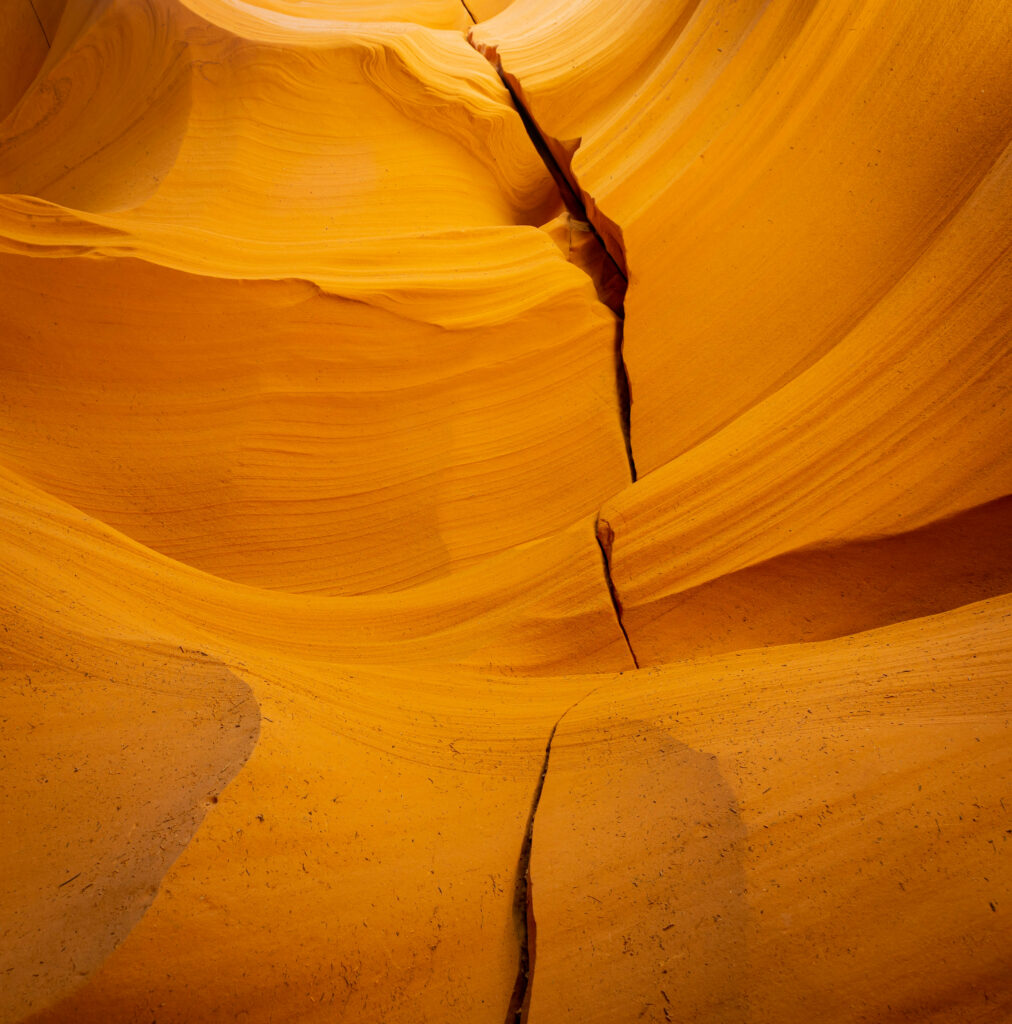 Stunning Orange Sandstone Wallpaper Background with Intricate Patterns