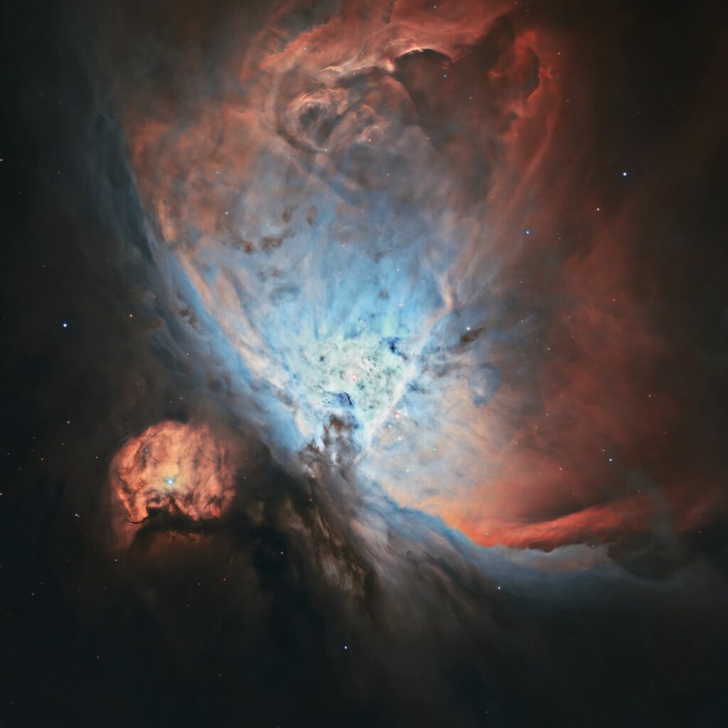 Stunning Orion Nebula Wallpaper: Vibrant Deep Space Background