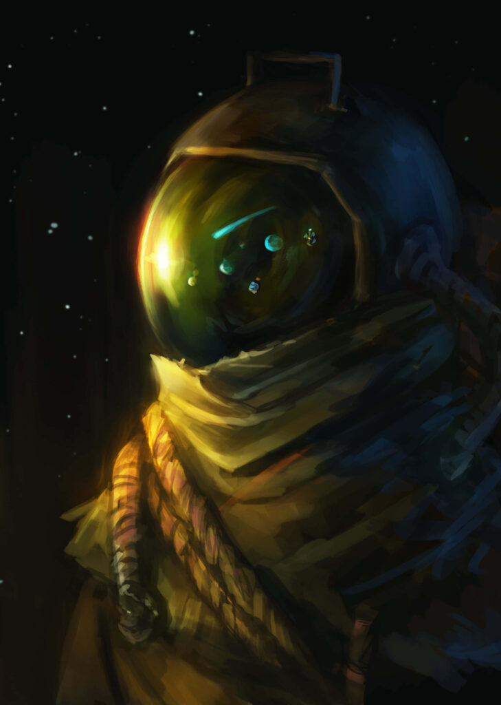 Stunning Outer Wilds Hatchling Fan Art Wallpaper Background