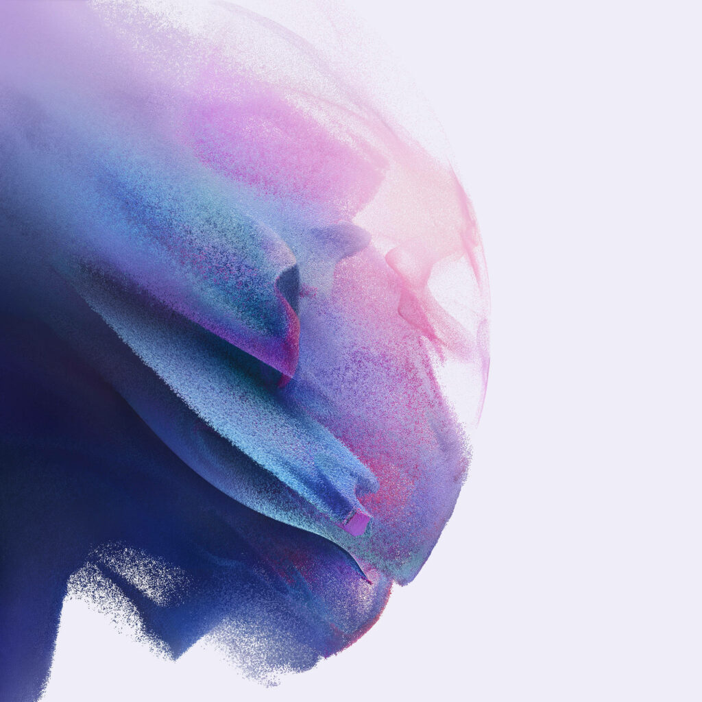 Stunning Pink & Blue Abstract Wallpaper for Samsung S21 Ultra